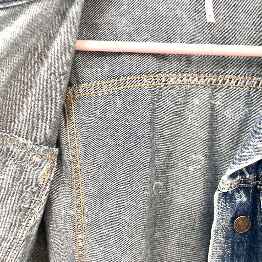 Free People x We The Free Rumors Denim Jacket Size M - Picture 6 of 7